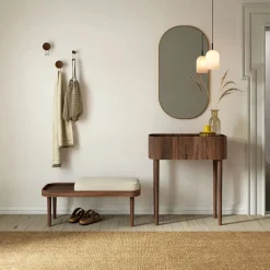 - Serena Bænk - Dusty Rose - Natur eg^NovoForm Discount