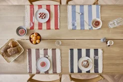 - Dækkeservietter - 2 stk. - Sort/Hvid^OYOY Clearance