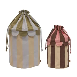 - Opbevaringsposer - Saga - 2 stk. - Rosa/Lilla*OYOY New