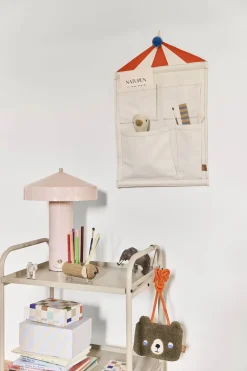 - Vægopbevaring - Cirkus - Rød/Beige*OYOY Clearance