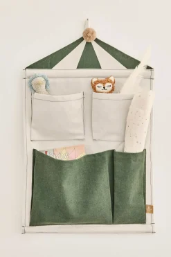 - Vægopbevaring - Cirkus - Grøn/Beige^OYOY Clearance