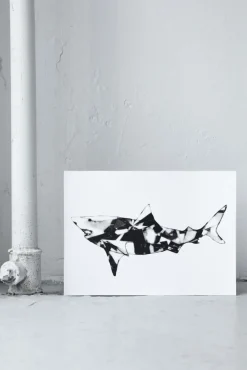 illustration - Shark Superior plakat (A3)^Paradisco Productions Sale