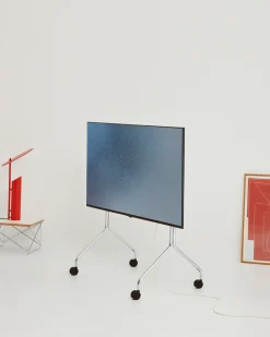 - TV-Stander - Moon Rollin - Chrome / Krom^Pedestal Discount