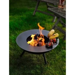 - Flames Set: fire pit L with cover and tong*Philippi Best
