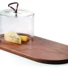 - Walnut cheese board with glass cover*Philippi Best