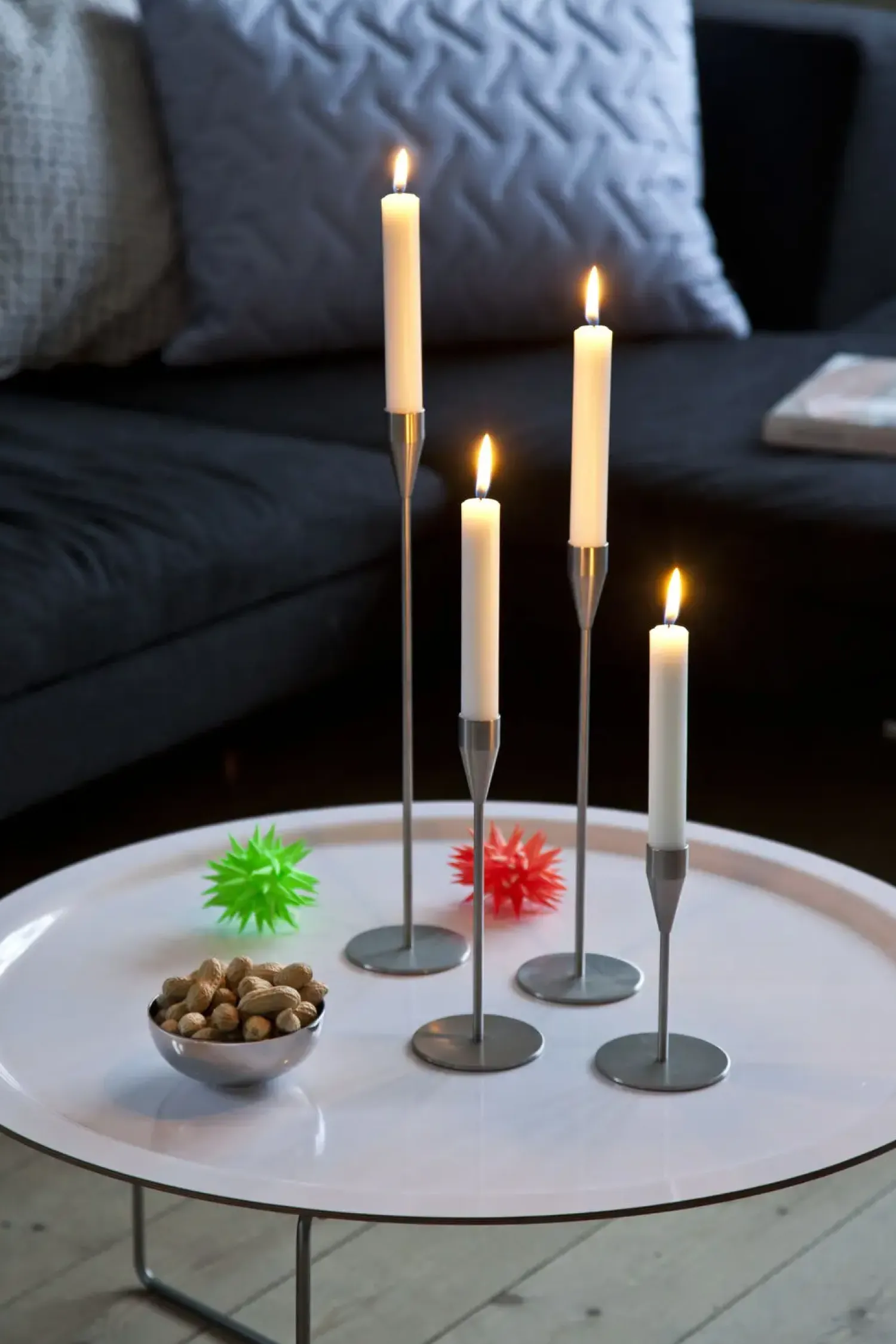 - Mars lysestage 14 cm. Rustfrit stål^Piet Hein New