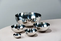 - Skål dia. 13 cm. Rustfrit stål - blank^Piet Hein Outlet