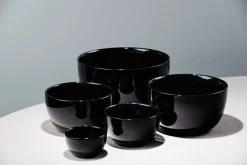- Skål porcelain 18 cm - SORT^Piet Hein Outlet