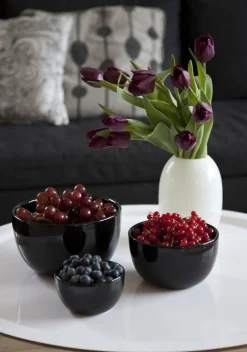 - Skål porcelain 21 cm - SORT*Piet Hein Best