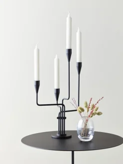 - SORT Lysestage Sydkorset - stål*Piet Hein Discount