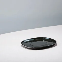 - Superellipse tallerken flad 20 * 24 - SORT - med plateau^Piet Hein New