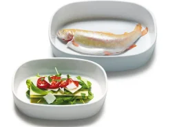 - Superellipsefad porcelain 23*30*7 cm - HVID HØJ^Piet Hein Outlet