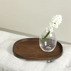 - Superelliptisk bakke i Røget-Eg - 34x41 cm*Piet Hein Best