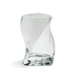 - TWISTER-vase 16 cm - Klar ( 1 lag glas )^Piet Hein Best