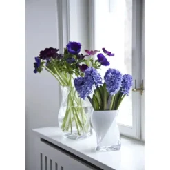 - TWISTER-vase 16 cm - OPAL ( 2 lag glas )^Piet Hein