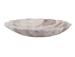 - Bowl Flower large marble brown^Present time Clearance