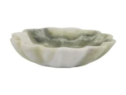 - Bowl Flower marble himalayan green*Present time Sale