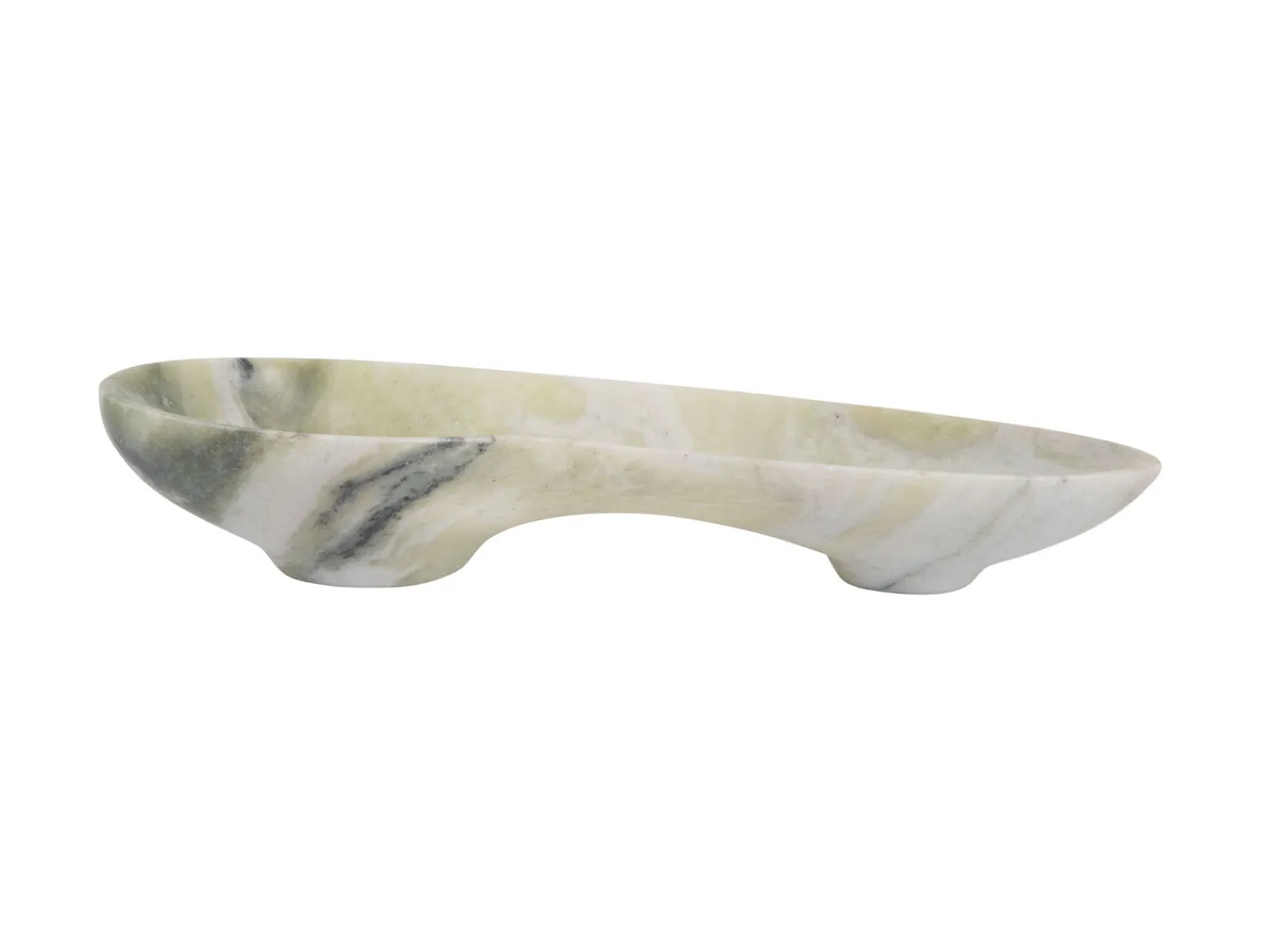- Bowl Organic large marble himalayan green*Present time Clearance