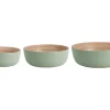 - Bowl set Puro Round bamboo soft green*Present time Online
