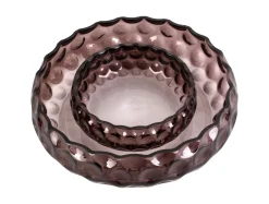 - Bowl Speckles glass small chocolate brown^Present time New