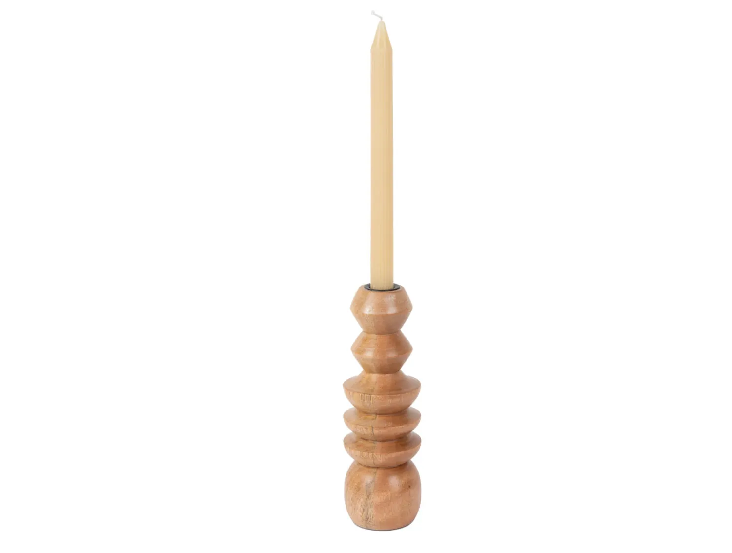 - Candle holder Formado Large mango wood^Present time Best