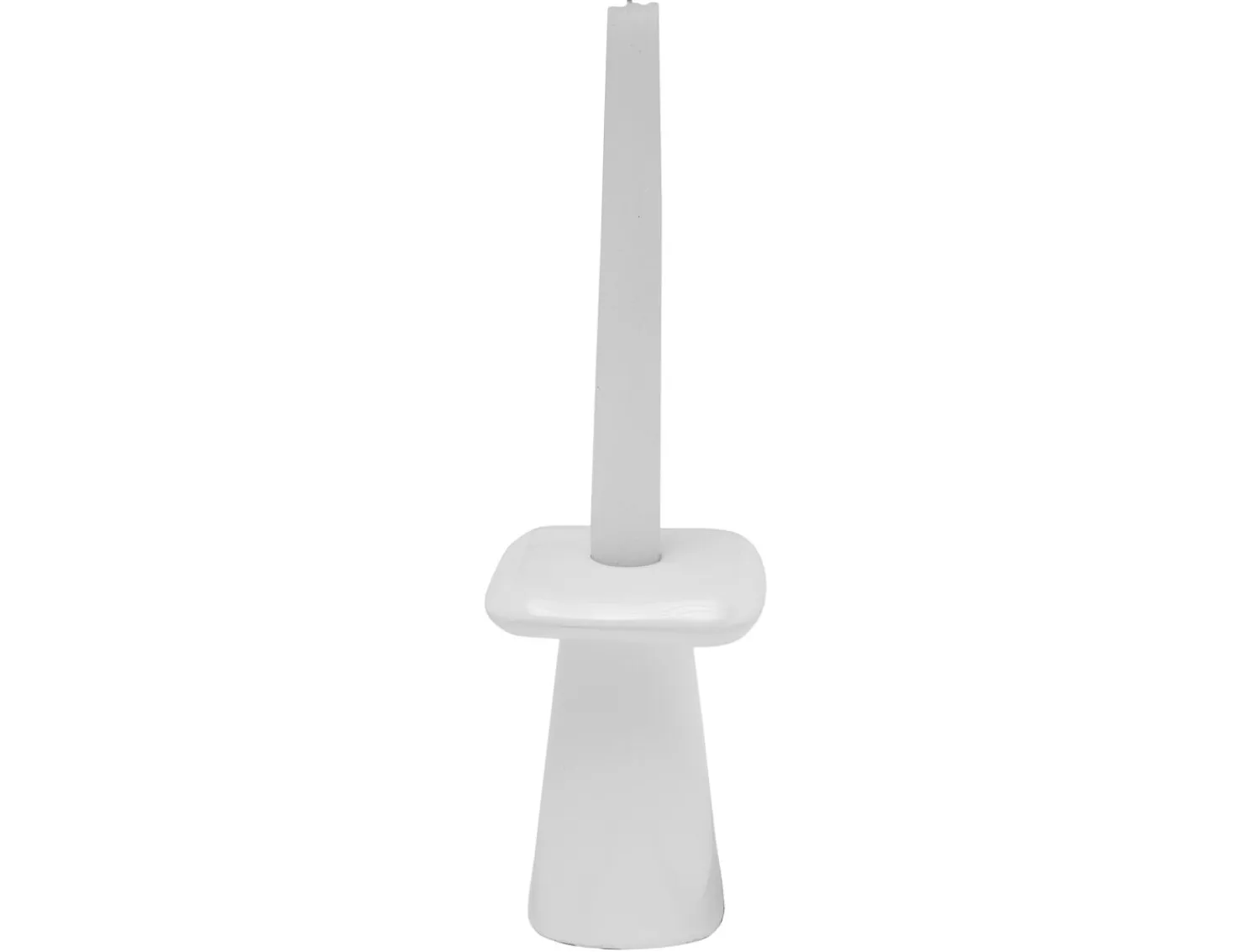 - Candle holder Roca medium white*Present time Clearance
