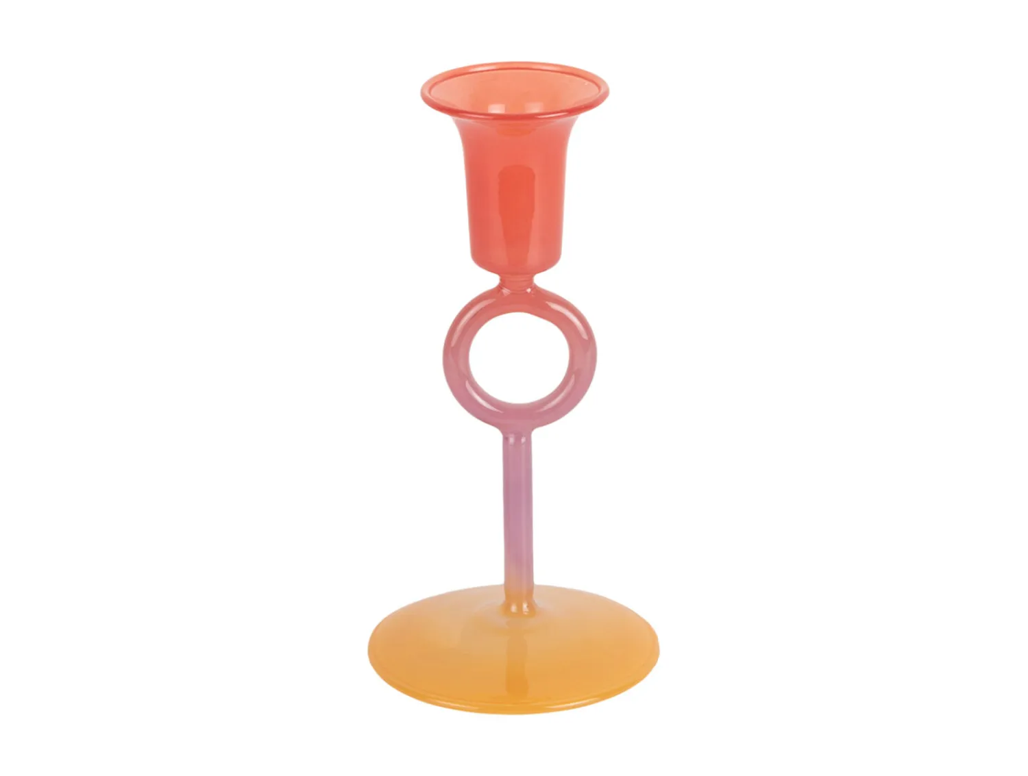 - Candle holder Anillo Vivo small multi colour bright red^Present time Hot