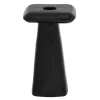- Candle holder Roca large black^Present time