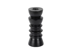 - Candle holder Modelar Small mango wood black*Present time Clearance