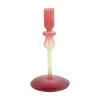 - Candle holder Duo Colores small warm purple w. soft green*Present time Best