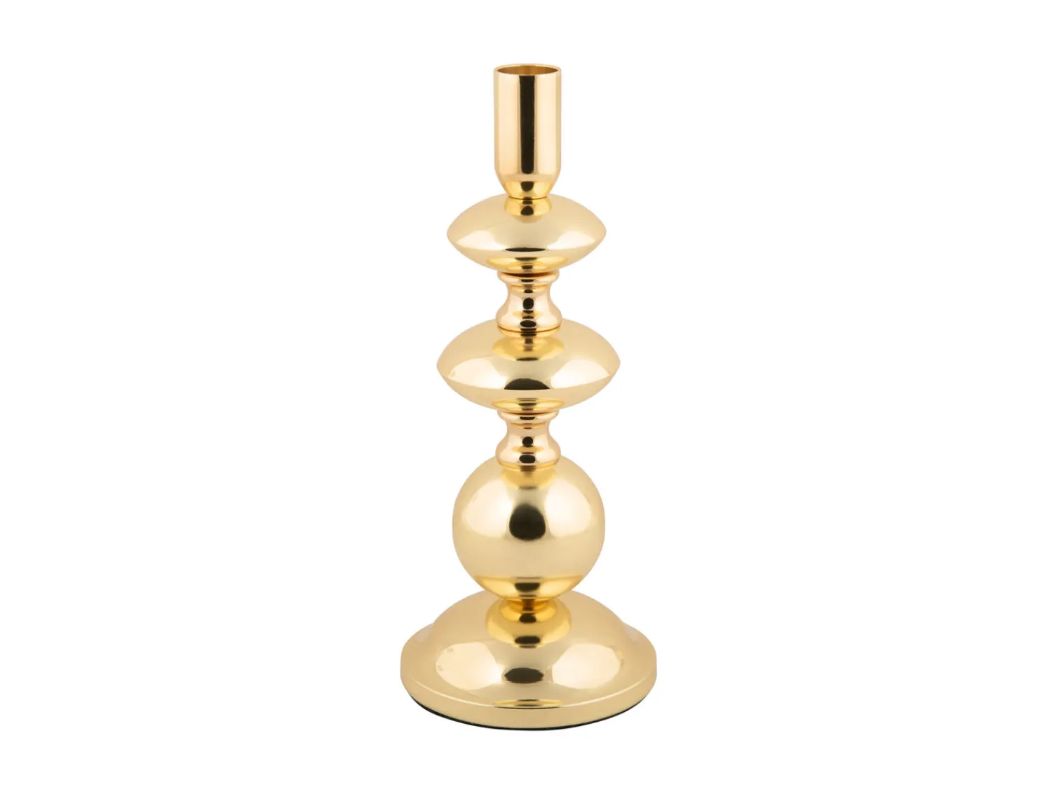 - Candle holder Dazzle large gold plated^Present time Online