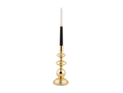 - Candle holder Dazzle large gold plated^Present time Online