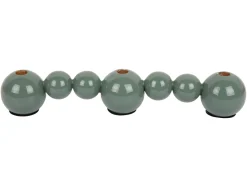 - Candle holder Bubbles straight enamel jungle green*Present time Clearance