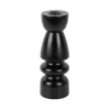 - Candle holder Modelar Medium mango wood black*Present time Online