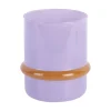 - Candle holder Animado Anillo soft purple w. mango yellow*Present time Outlet