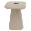 - Candle holder Roca small warm grey^Present time Sale