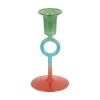 - Candle holder Anillo Vivo small multi colour retro green*Present time Discount