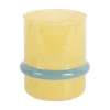 - Candle holder Animado Anillo mango yellow w. soft blue*Present time Best