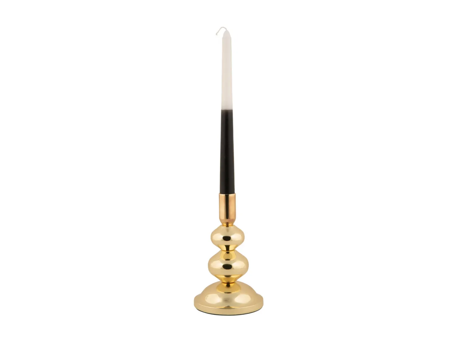 - Candle holder Dazzle small gold plated^Present time