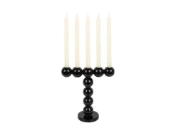 - Candle holder Bubbles high enamel black^Present time Best