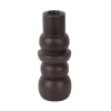- Candle holder Formado Small mango wood walnut lacquer*Present time Discount