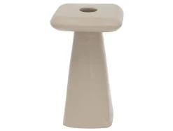 - Candle holder Roca large warm grey*Present time Clearance