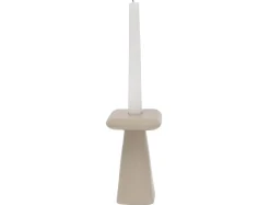 - Candle holder Roca large warm grey*Present time Clearance