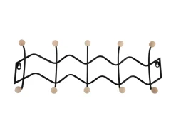 - Coat rack Double Zig Zag black^Present time Outlet