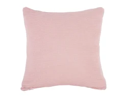 - Cushion Zigzag knitted cotton soft pink*Present time