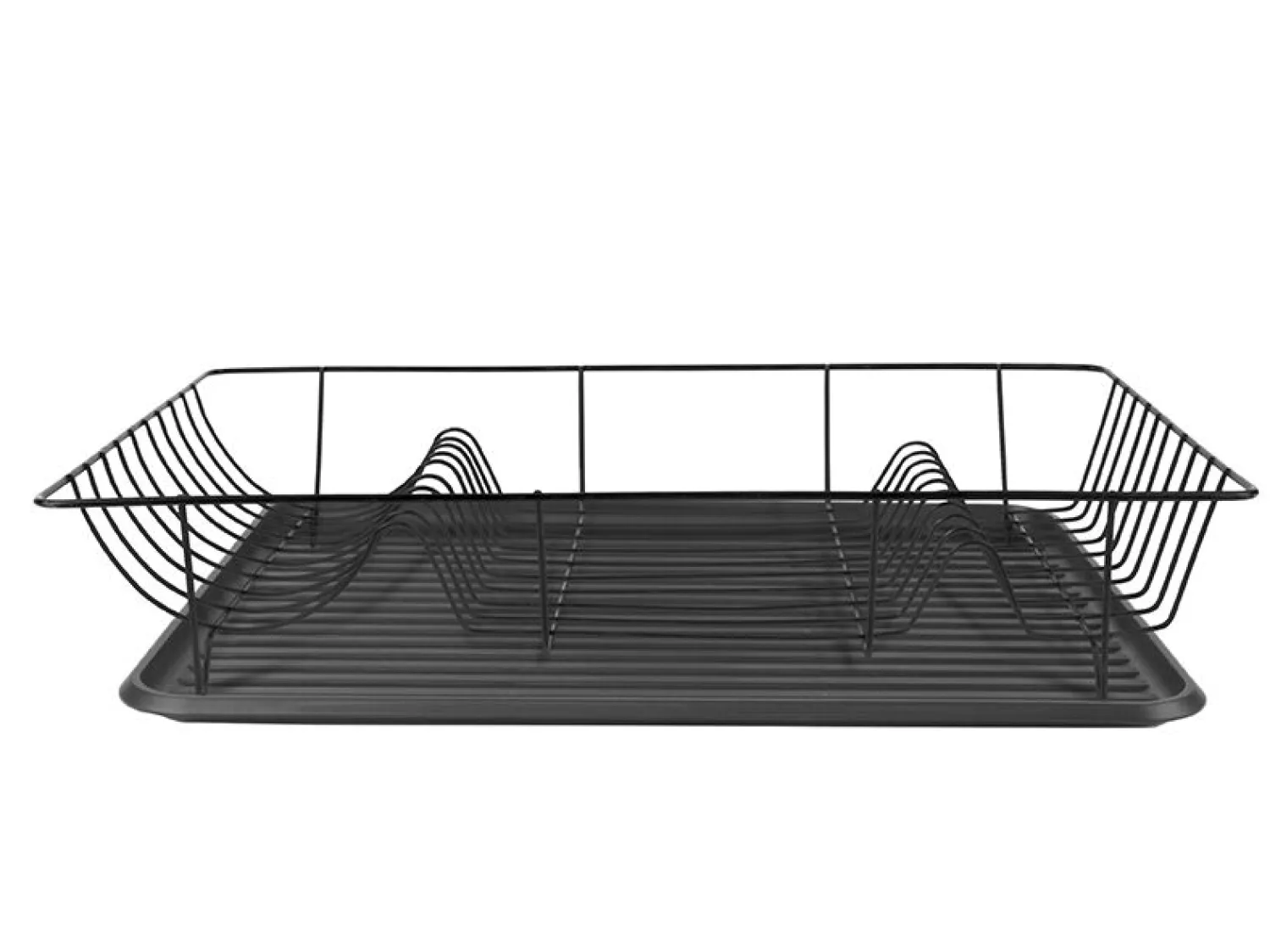 - Dish rack Linea black w. matt black tray*Present time Outlet