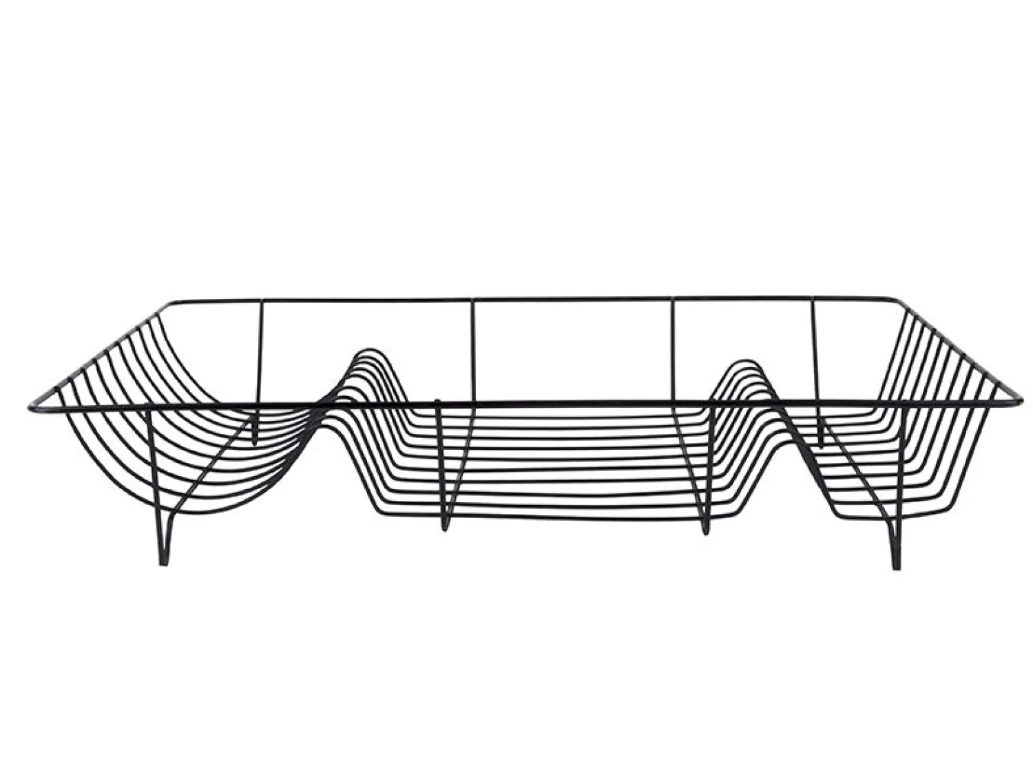 - Dish rack Linea black w. matt black tray*Present time Outlet