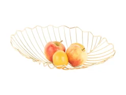 - Fruit basket Leaf iron gold plated*Present time New