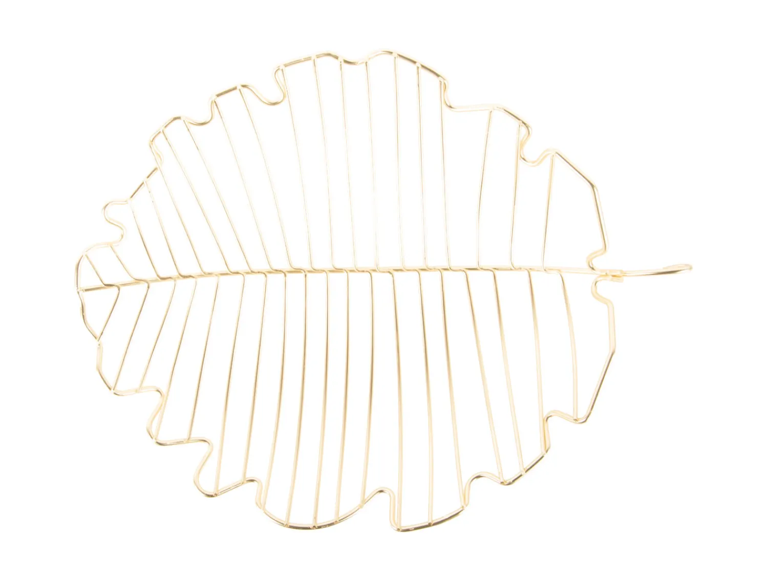 - Fruit basket Leaf iron gold plated*Present time New