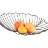 - Fruit basket Leaf iron black^Present time Sale